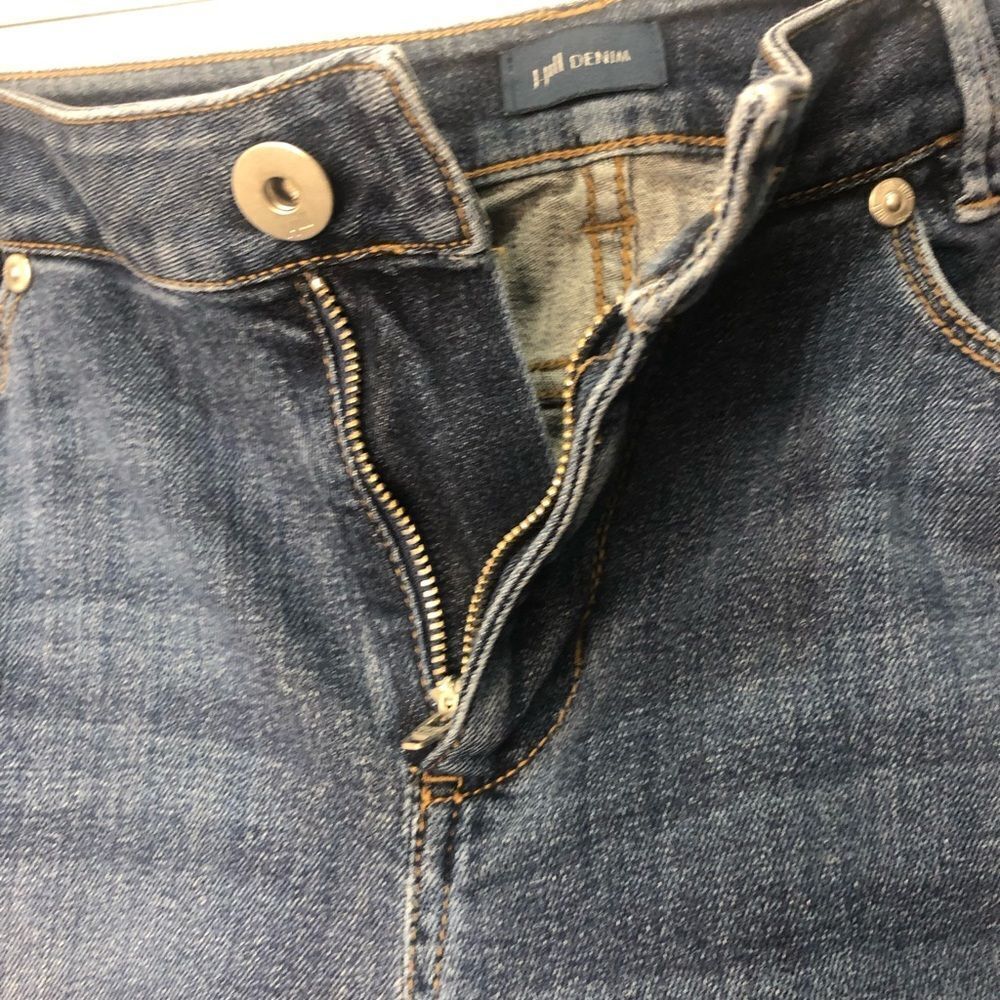 J. Jill denim weekender straight leg blue jeans, size 8 - Picture 5 of 15